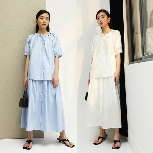 FANLESTUDIOS抗皱棉夏季套装