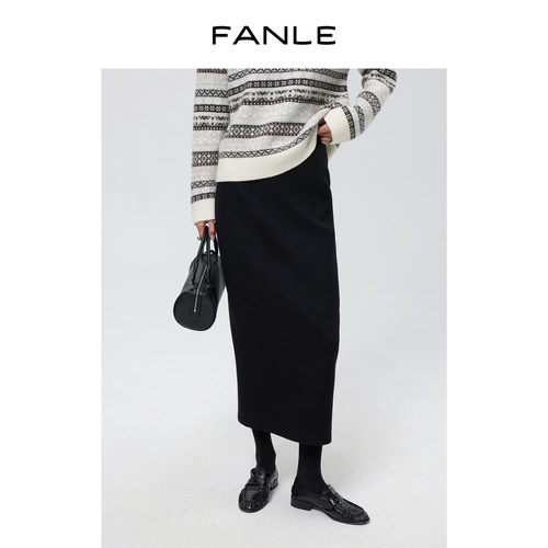 FANLESTUDIOS羊绒羊毛半身裙