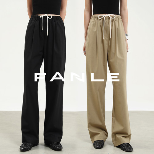 FANLESTUDIOS时髦松弛抽绳休闲裤