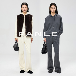 套装 卫裤 STUDIOS轻奢双层加厚羊毛ROW风及简连帽运动卫衣 FANLE