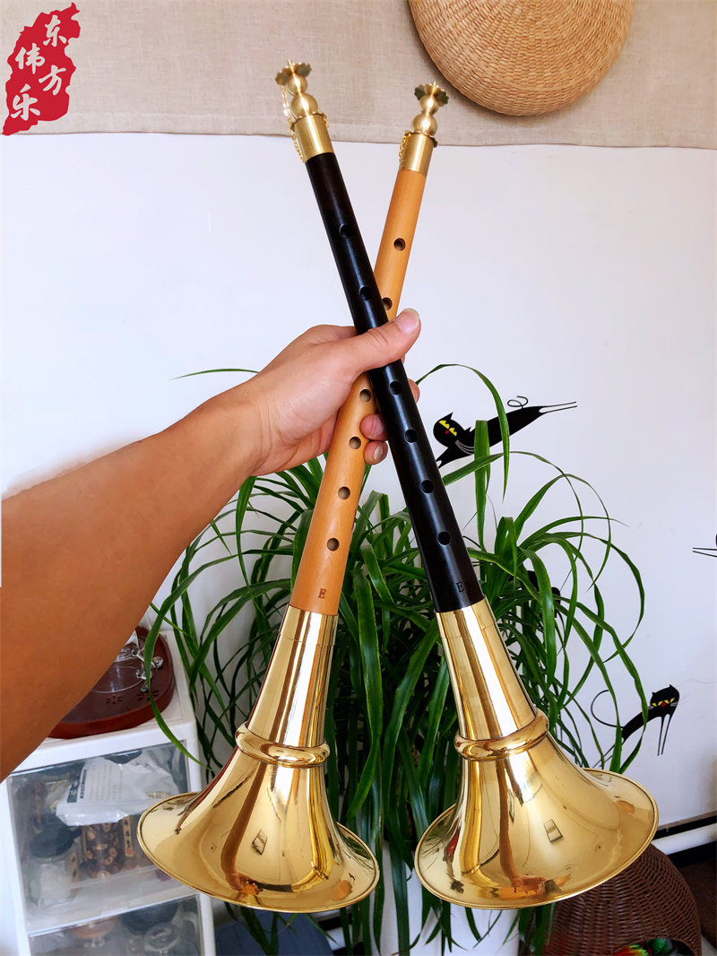 山西内蒙柏木唢呐黑檀木忻州五台e调f调大得胜鼓吹鼓匠音准包邮