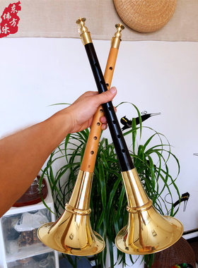 山西内蒙柏木唢呐黑檀木忻州五台E调F调大得胜鼓吹鼓匠音准包邮