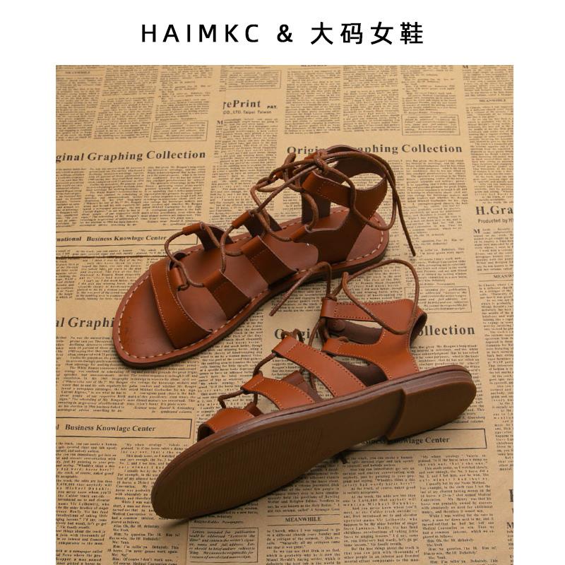 大码女鞋凉夏季新款名族