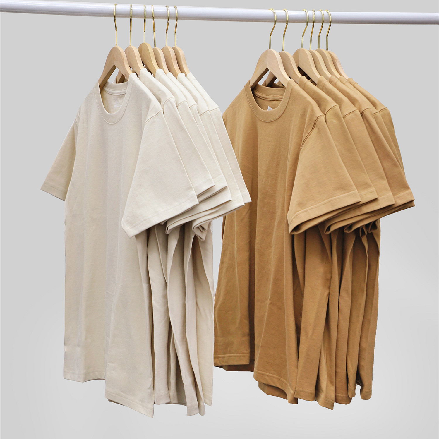 原创国潮自制复古色泥土暖色男款简约纯棉打底衫日系纯色短袖T恤,男装,T恤,淘宝优惠券,粉丝福利购,淘宝优惠卷