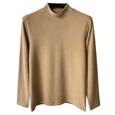 长袖磨毛青年打底衫t恤男