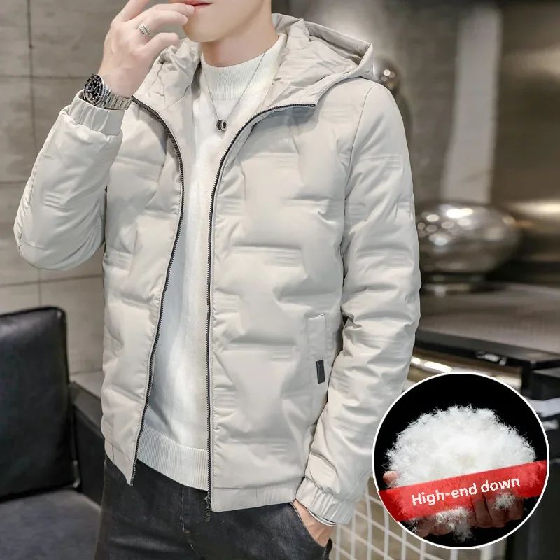 2023 Winter Men's Lightweight Warm Fashionable Casual Slims