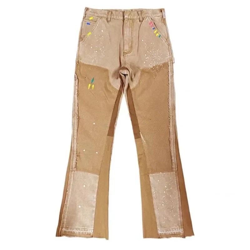 2024 European and American high street washed jeans retro pe