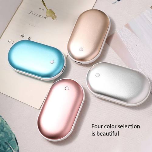 2 in 1 Mini Hand Warmer Portable USB Rechargeable Pocket Han
