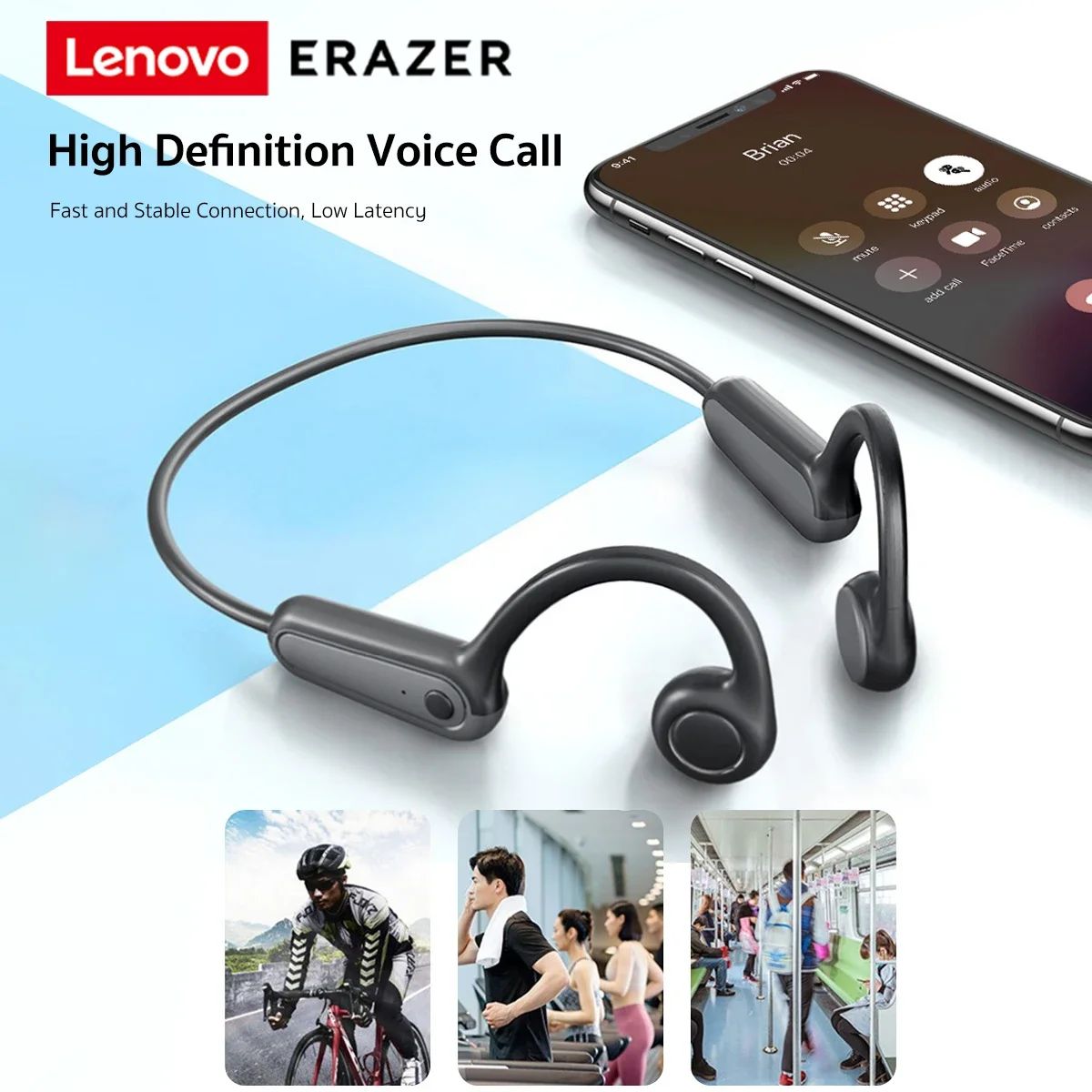 Lenovo ERAZER XF22 Earphone Bluetooth 5.4 Sports Wireless He