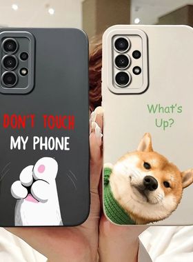 For Samsung Galaxy A13 4G Case A33 A53 A73 5G Cute Animals C