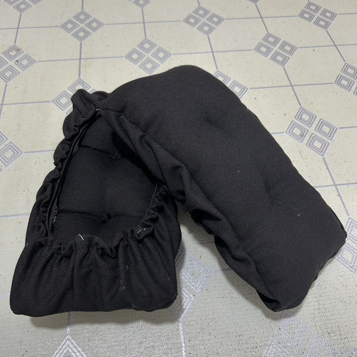 帆布电脑椅扶手加棉套子 办公椅扶手罩 防撞加厚棉花垫罩 定做