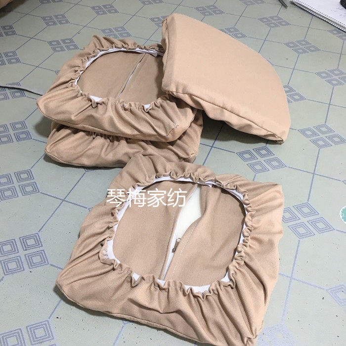 帆布拆洗海绵坐垫套垫罩一体吸汗