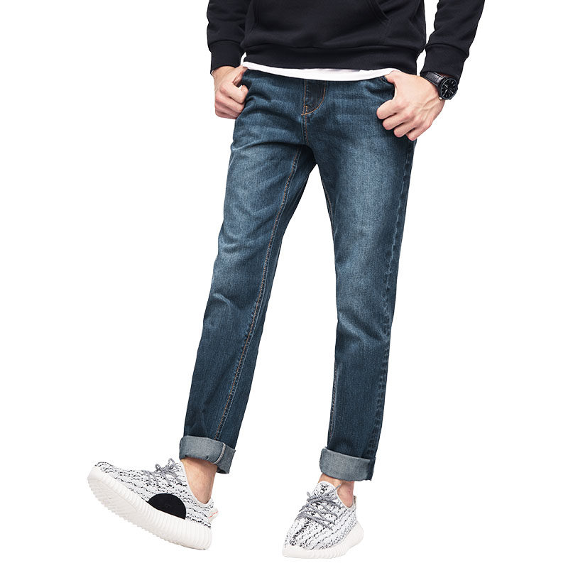 Jeans pour jeunesse coupe droite pour automne - Ref 1481226 Image 3