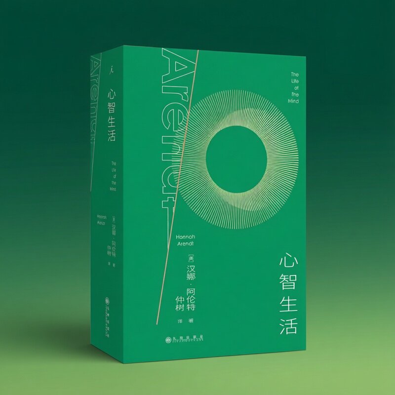现货正版 心智生活 汉娜阿伦特著 仲树译 西方哲学书籍 思想思辨 心智探索 哲学启蒙 聚焦人类心智与精神生活深度探讨书 理想国 - 实物图