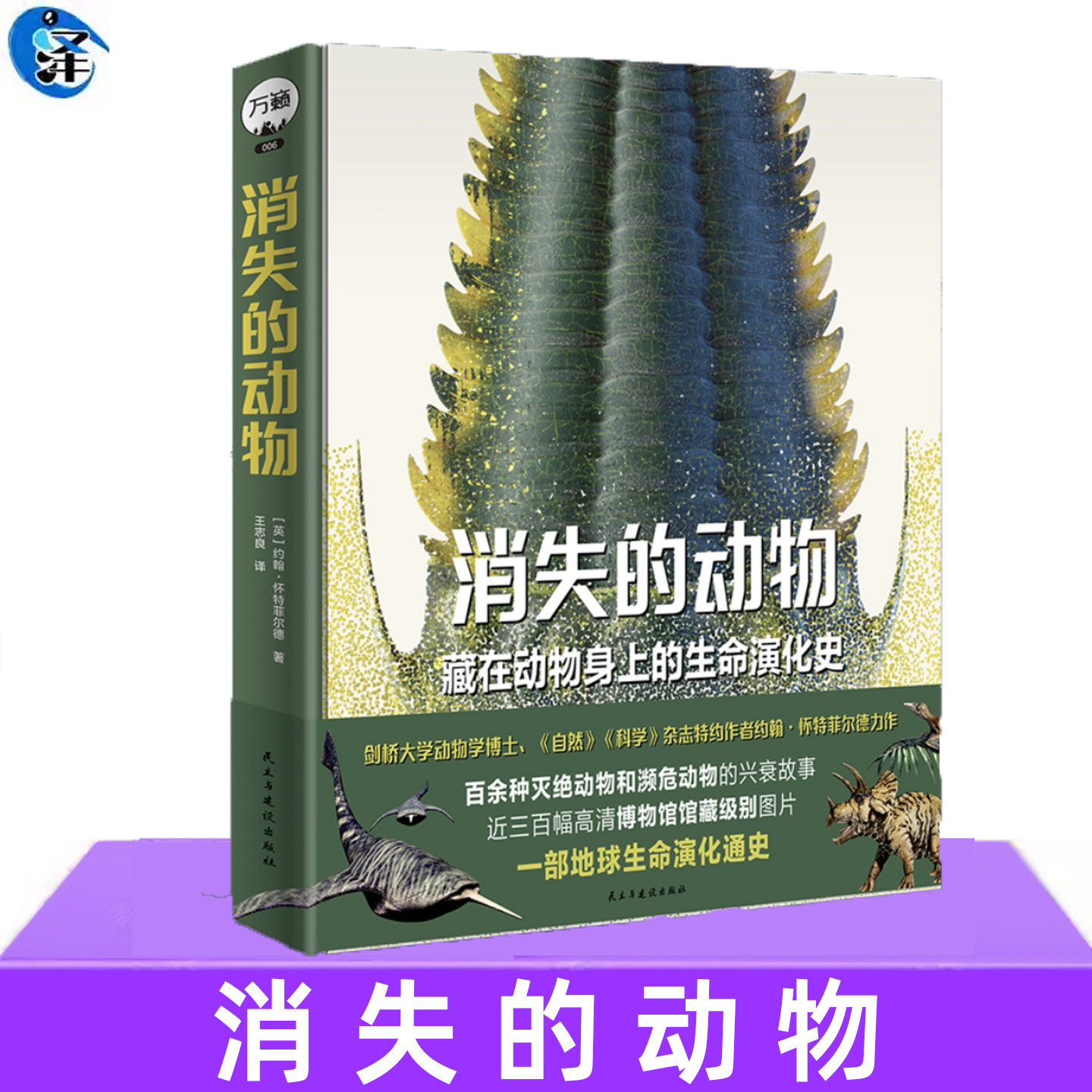 消失的动物 藏在动物身上的生命演化史 古生物图鉴 地球生命演化科普读物