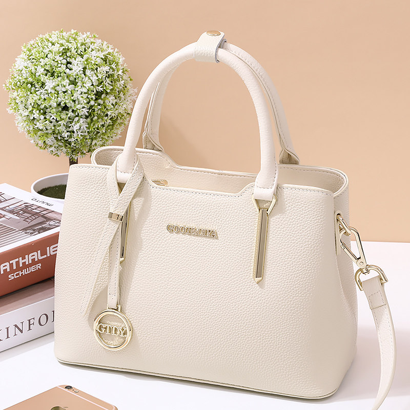 真皮女包2020新款时尚妈妈手提包女牛皮包女士包包女单肩包斜挎包