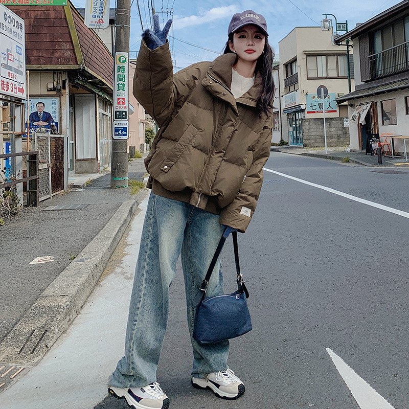 2025新款短款加厚棉服女