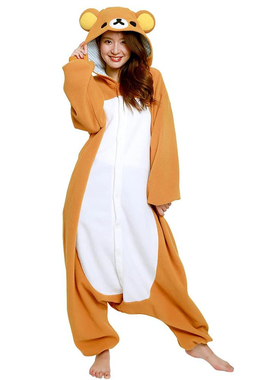 衣都服装店船票同款轻松熊连体睡衣卡通成人日系动漫男女家居演出