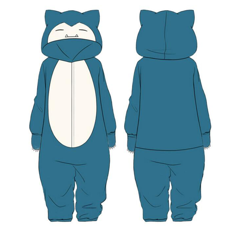 日系动漫卡通法兰绒加厚情侣睡衣