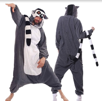 Kabi Beast cartoon one-piece pajamas couple cosplay anime male and female Halloween costumes children plus-size fat guys thumbnail 3
