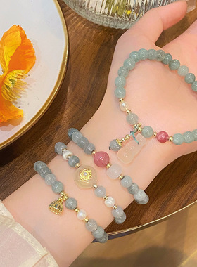 甜美碧玉少女心小清新手链