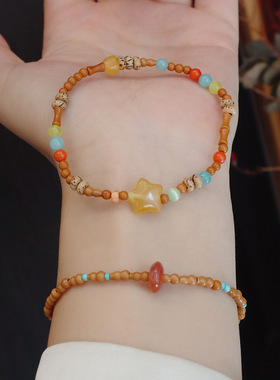 国潮新中式文玩禅意福禄葫芦手链