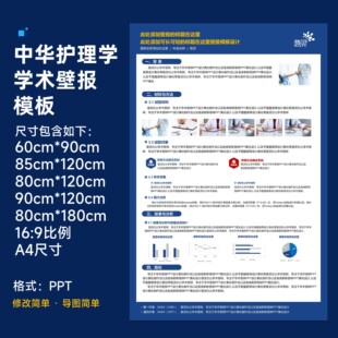 中华护理学学术壁报制作美化排版优化04