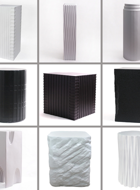 人像雕塑落地展台摆设装饰台底座