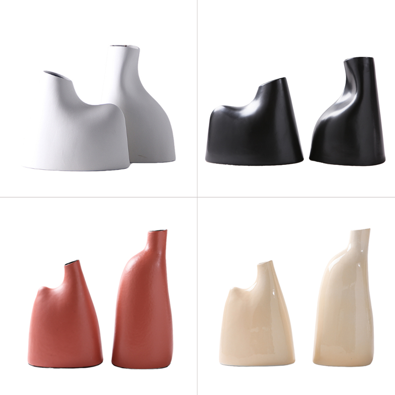 景德镇陶瓷花瓶现代创意设计异形