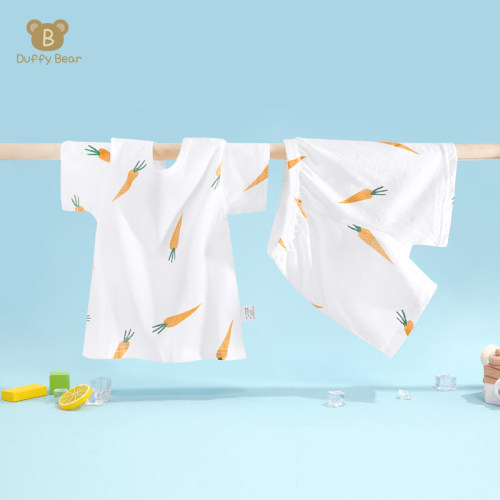 夏季宝宝薄款纯棉家居服套装