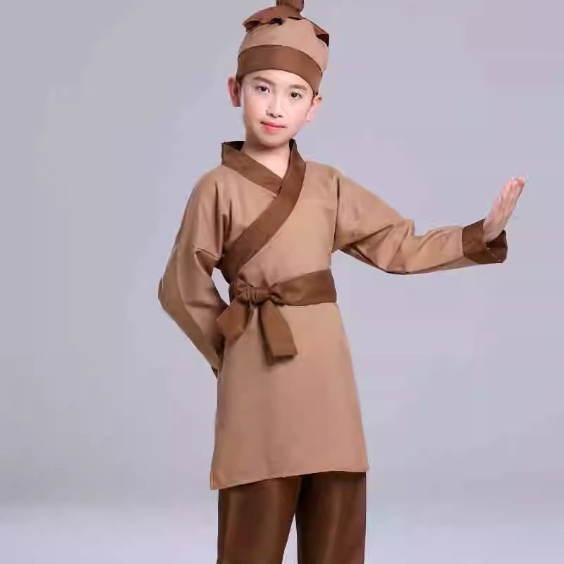 戏曲丑角小二郎衣京剧越剧服装店小二古装演出武大郎苍娃家丁茶衣