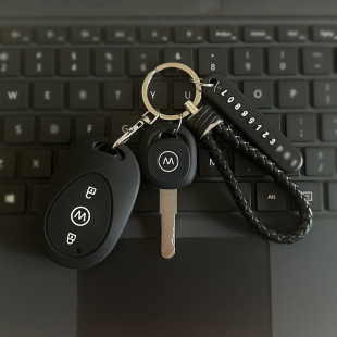 适用新爱玛电动车钥匙套A7Plus全能版 领航官喜爱Q5优悦遥控保护包