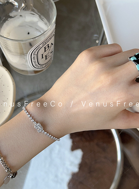 925纯银甜酷可颂麻花戒指