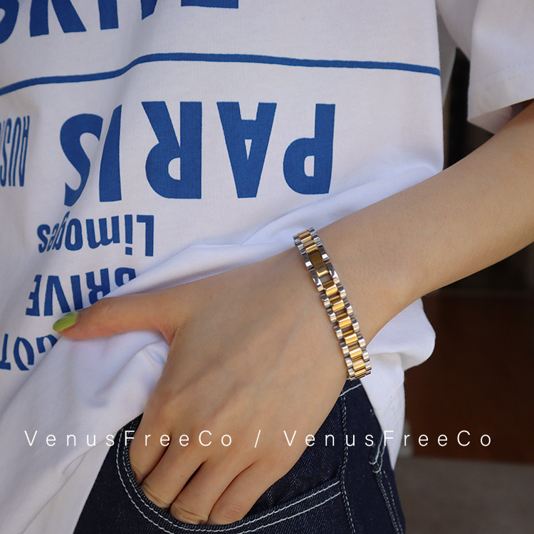VenusFree金银链条表带手链欧美