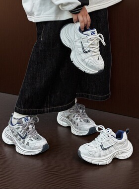儿童运动鞋2025春秋新款潮牌男童老爹鞋休闲鞋中大童跑步女童鞋子