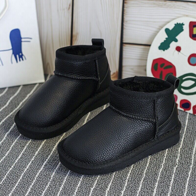 儿童雪地靴2025冬季新款男童棉鞋防水真皮女童加厚保暖防滑短靴子,童鞋/婴儿鞋/亲子鞋,雪地靴,淘宝优惠券,粉丝福利购,淘宝优惠卷