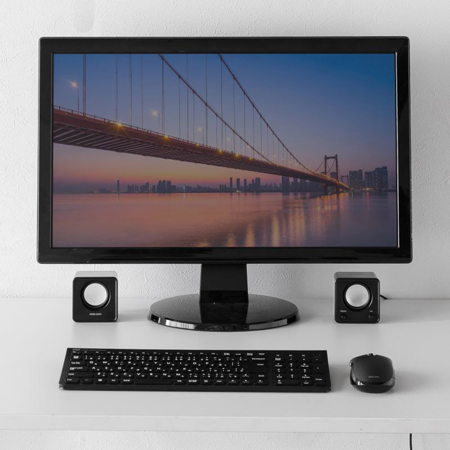 日本SANWA山业迷你电脑音箱有线小喇叭低音炮音响笔记本音响台式