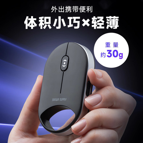 日本SANWA蓝牙双模迷你鼠标