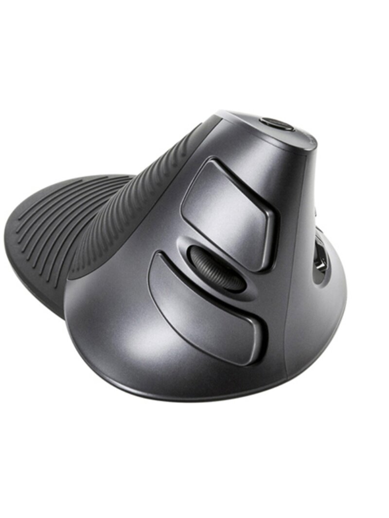 일본 SANWA 무선 수직 마우스 2.4G 레이저 휴대용 직립형 건강한 인체 공학적 분리형 손목 받침대