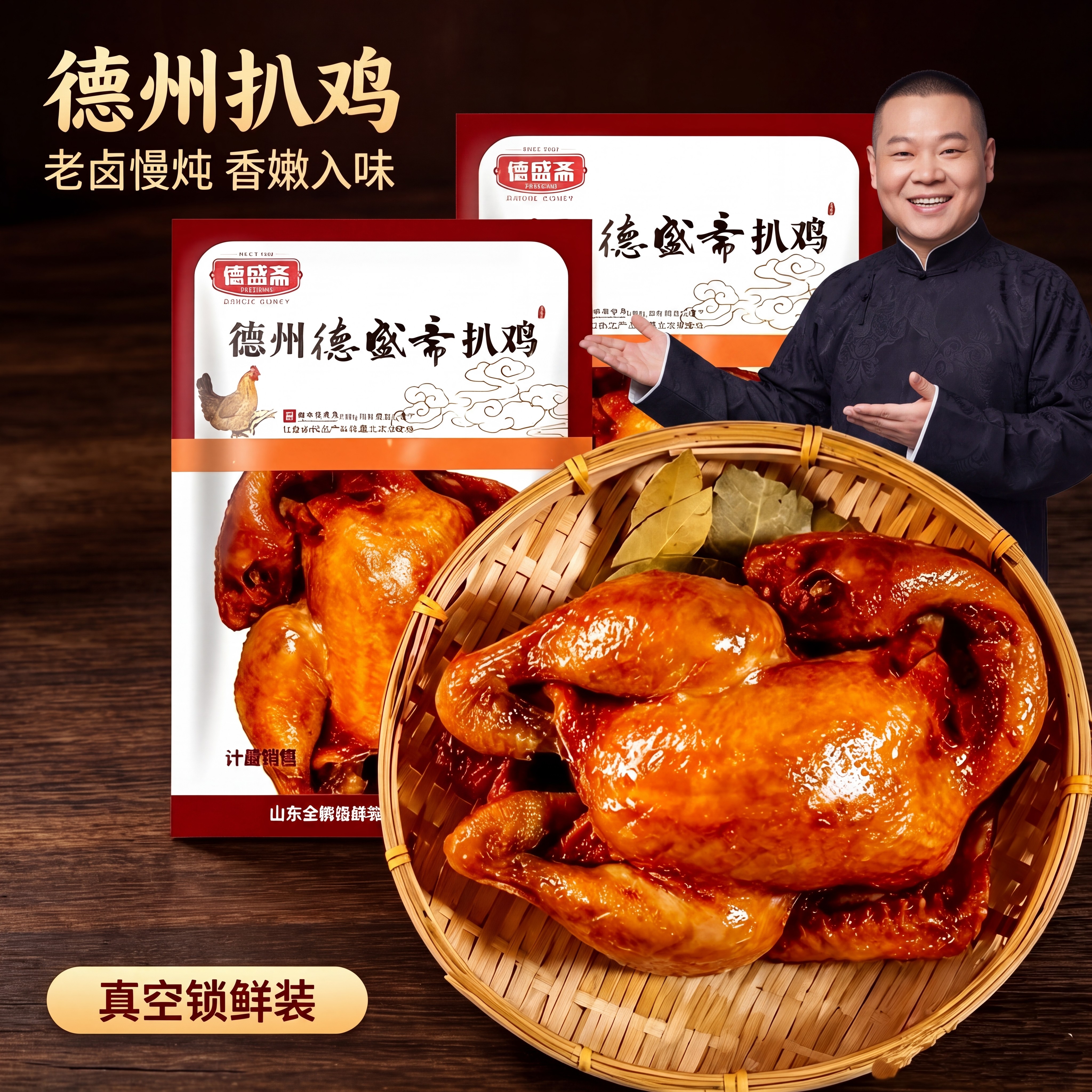 德盛斋德州正宗五香扒鸡整只