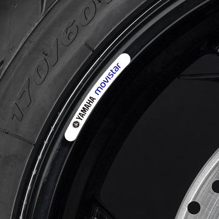 适用车贴摩托车贴改装轮毂贴雅马哈轮胎贴钢圈贴划痕遮挡贴反光贴