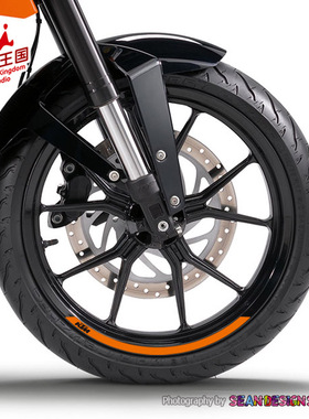 适用KTM Duke 250 690 790 890 1290 RC390春风250 400NK轮毂贴纸