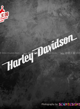 适用哈雷883X48滑翔肥仔路王Sportster 油箱装饰贴纸改装反光车贴