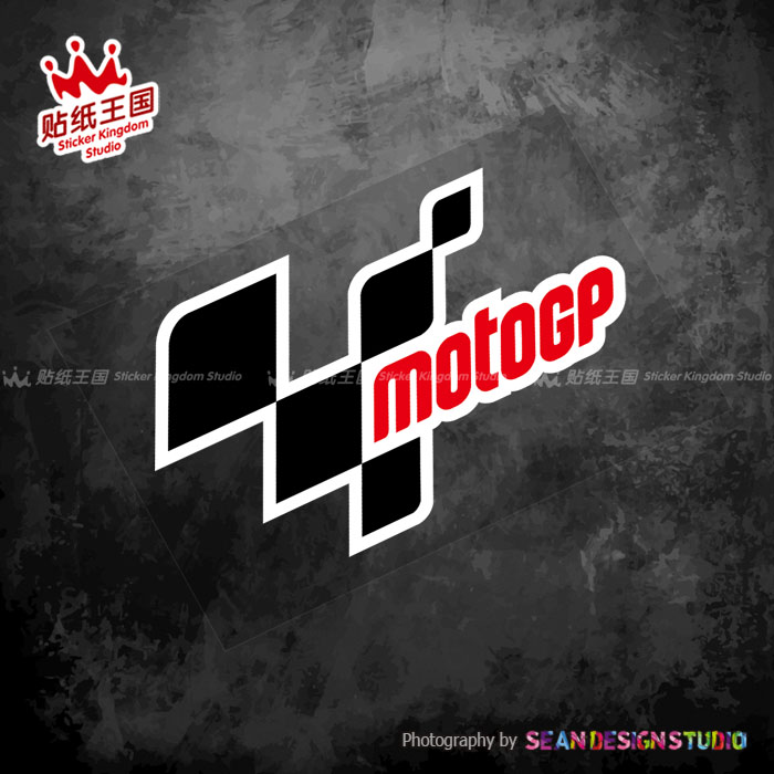 适用motogp 贴纸个性电摩电动车贴花摩托车改装车身防水反光车贴