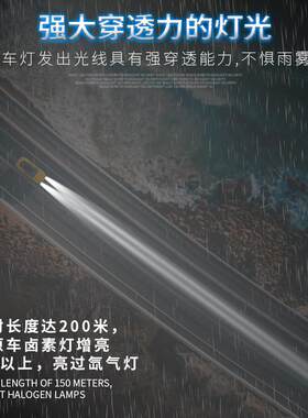 长城哈弗M4改装LED大灯远光近光H