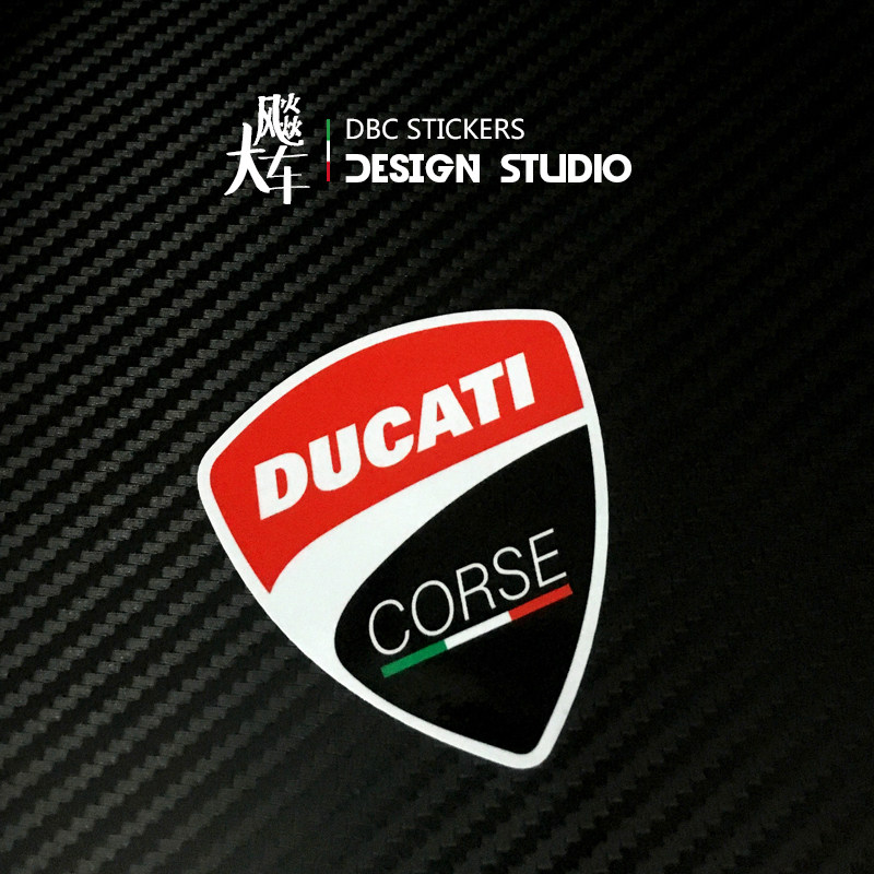 适用Ducati 杜卡迪贴纸 机车摩托车改装贴纸防水反光贴花车贴