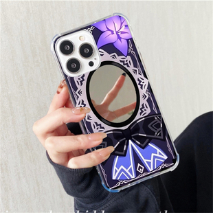 崩坏星穹铁道适用苹果13手机壳华为p40创意opporeno8小米11镜面vivos15卡通mate30pro荣耀60黑塔nova7