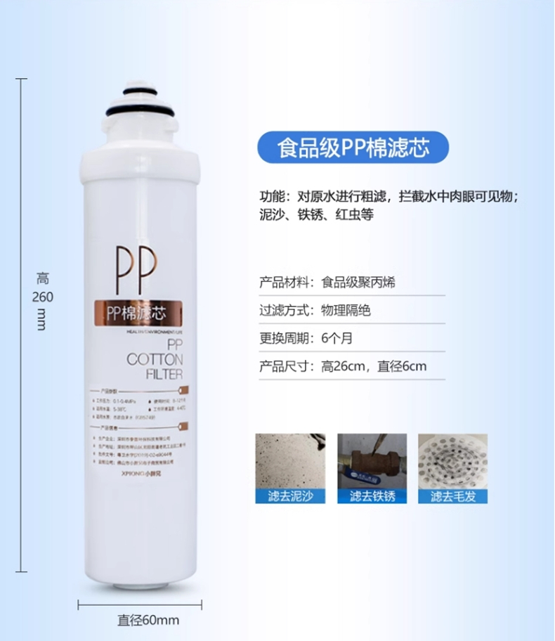 适用美的净水机中性F1系列MRO203-4 MRC1795A 201-4 PP通用滤芯