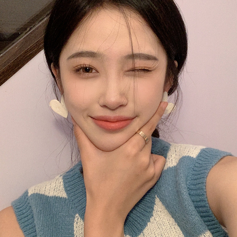 温柔气质爱心滴釉耳环小众设计感网红复古大桃心高级感耳钉耳饰品,饰品/流行首饰/时尚饰品新,耳钉,淘宝优惠券,粉丝福利购,淘宝优惠卷