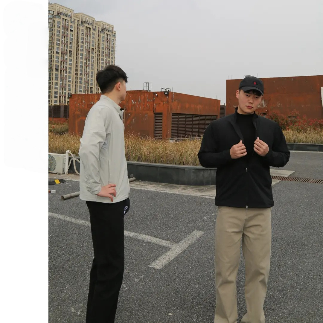 lu感春夏男士冰感速干防晒衣防风休闲户外合身版型夹克外套拉链
